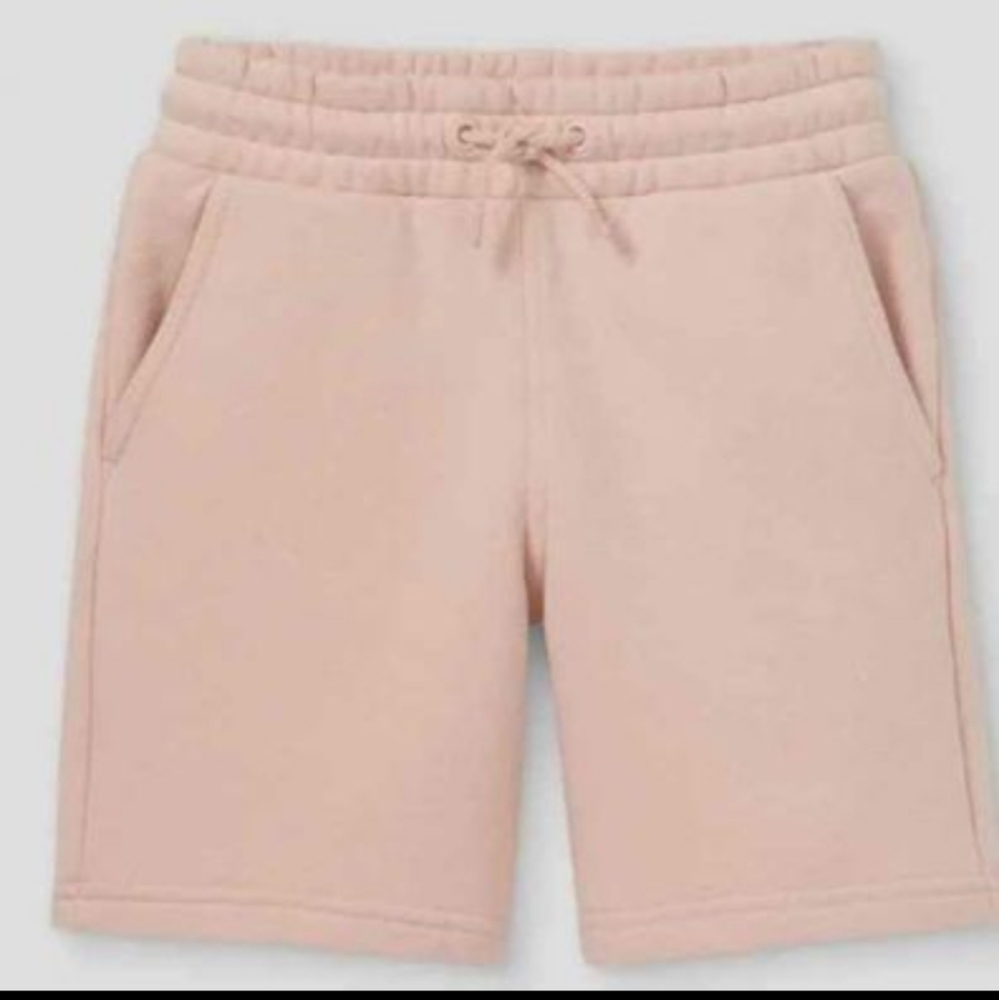 New Cat & Jack Girls Shorts Size Large 12-14 Pink Jogger Style With Pockets